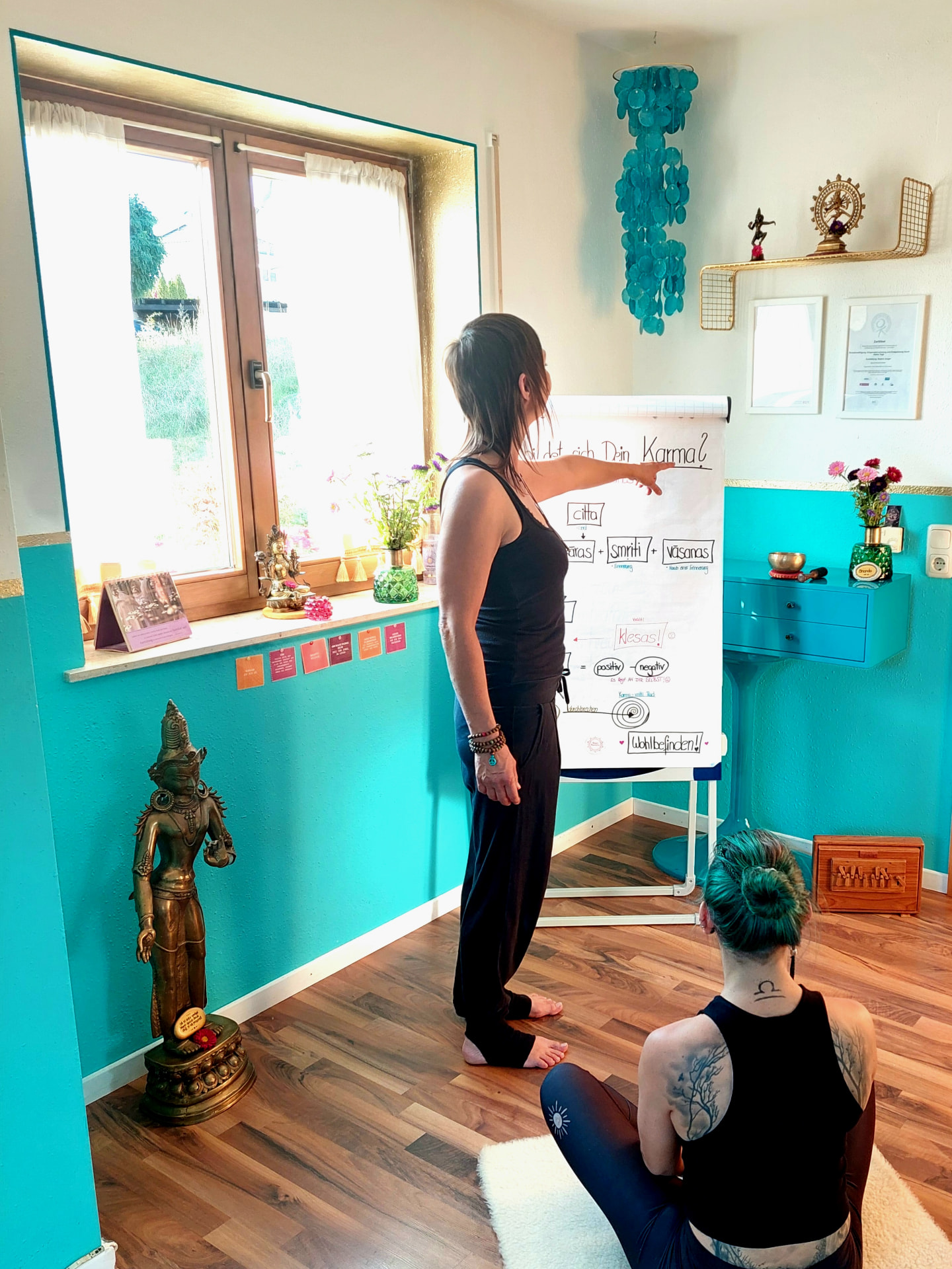 Unterricht zur Wirkung von Karma im Yogapsychologie-Kurs